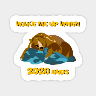 Wake Me Up When 2020 Ends Magnet