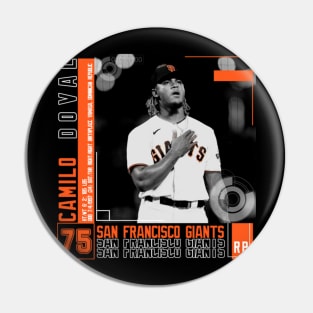 camilo doval baseball Pin