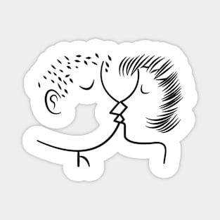 Kissing Strangers Magnet