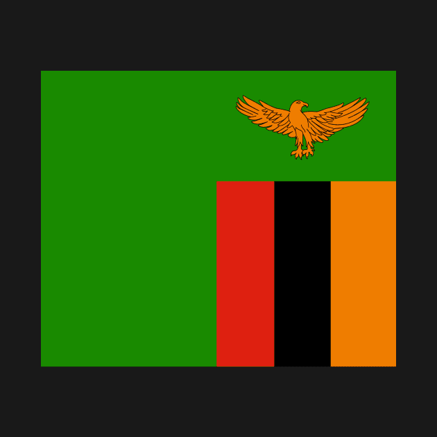 Zambia Flag by flag for all