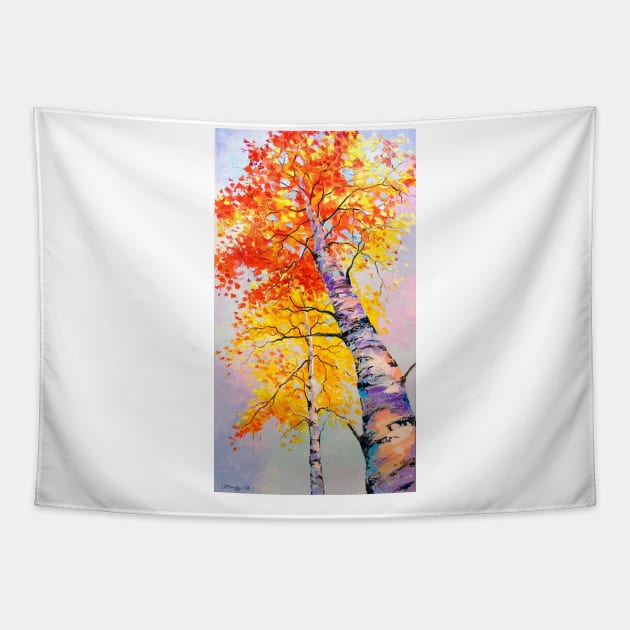 Birch Tapestry by OLHADARCHUKART