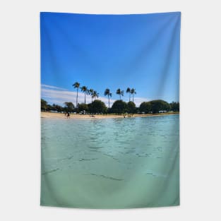 Ala Moana Beach Hawaii Tapestry