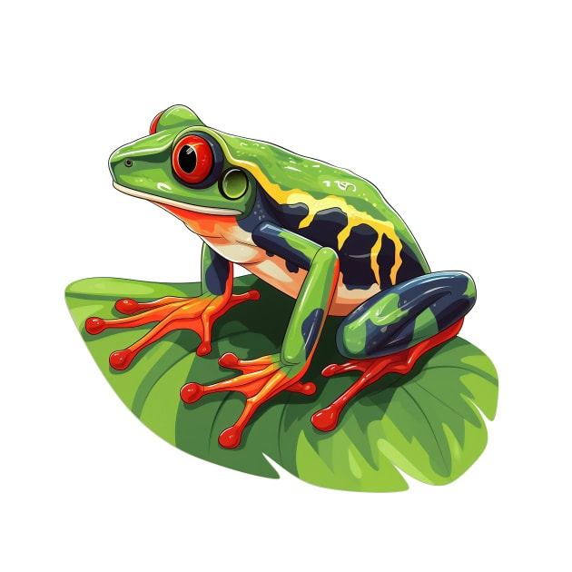 Red Eyed Tree Frog by zooleisurelife