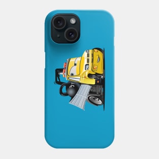 Cartoon Lkw Truck with Crane Phone Case