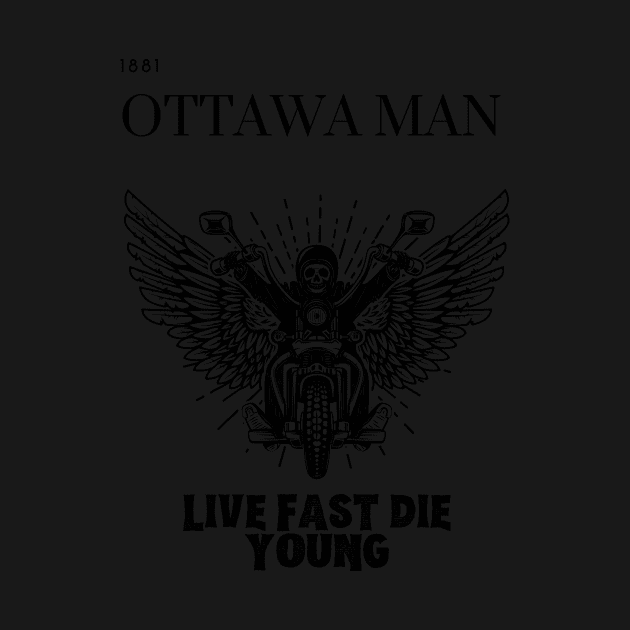 live fast die young motorcycle ottawa man design by hasanclgn