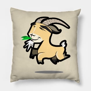 happy goat Pillow