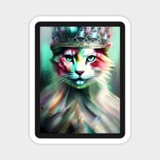 Royal Cat - Modern digital art Magnet