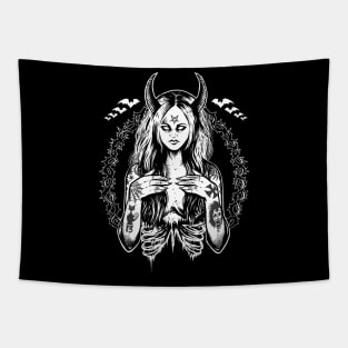 Tattooed Dead Girl Tapestry