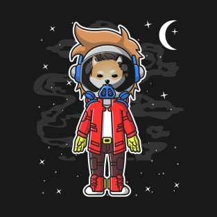 Hiphop Astronaut Dogelon Mars Coin To The Moon Crypto Token Cryptocurrency Wallet Birthday Gift For Men Women Kids T-Shirt