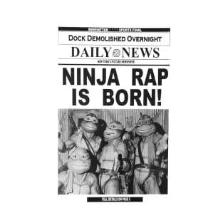 Ninja Rap Newspaper T-Shirt