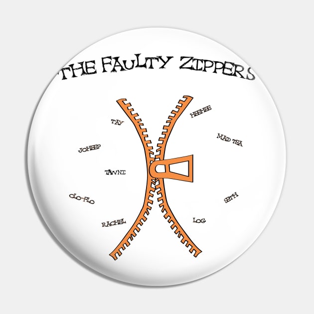 The Faulty Zippers Pin by Cloverpaste