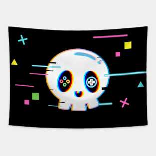 Gamer Skull Tapestry