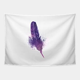 Feather Purple Tapestry