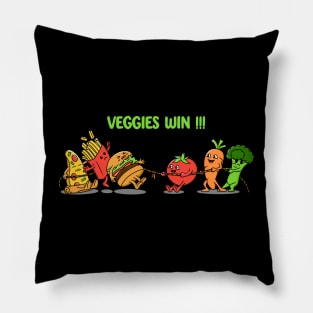 Veggies Win Pillow