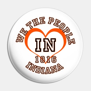 Show your Indiana pride: Indiana gifts and merchandise Pin
