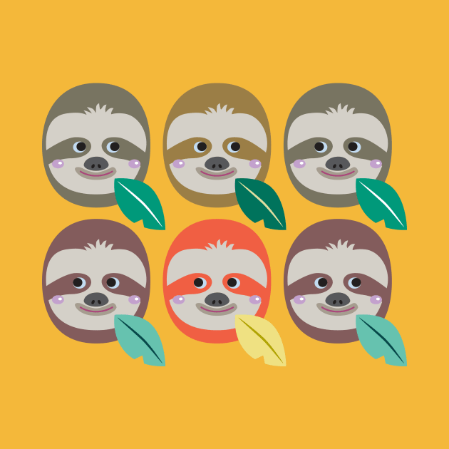 The Slothful Sloths II by littleoddforest