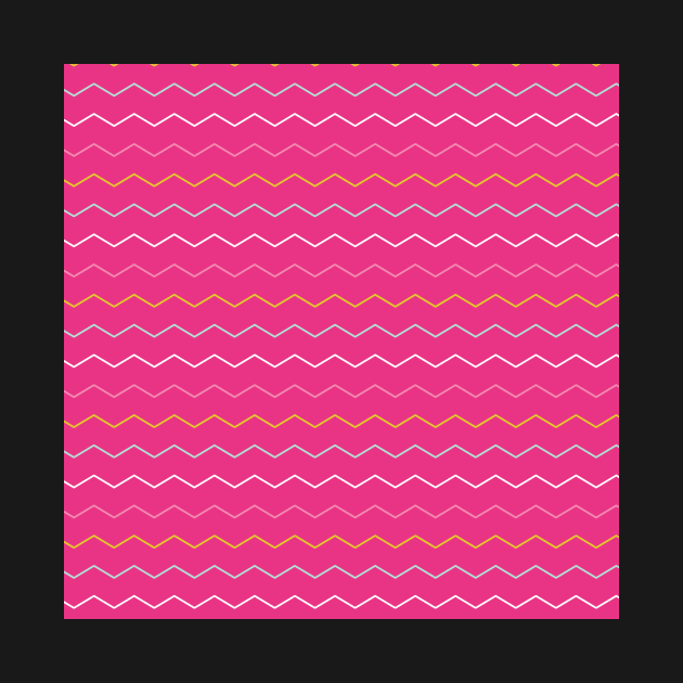 Hot Pink Chevron by greenoriginals