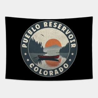 Pueblo Reservoir Colorado Sunset Tapestry