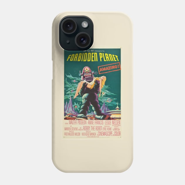 Forbidden Planet Phone Case by MindsparkCreative