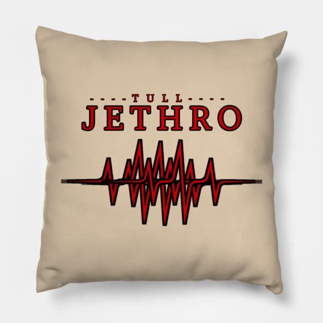 Jethro graph Pillow by SkullRacerShop