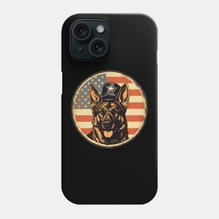 Patriotic German Shepherd Phone Case