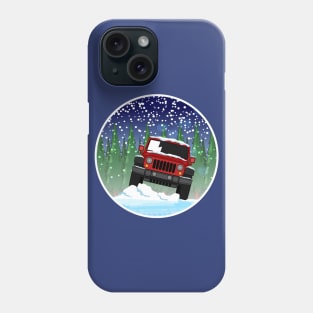 Off Road Snowy Adventure Phone Case