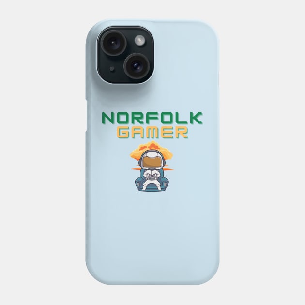 Norfolk Gamer Spaceman Phone Case by MyriadNorfolk