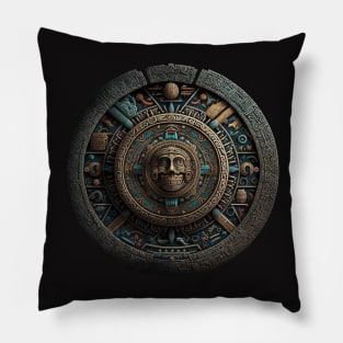 Aztec or Mayan Calendar Maya Men Women Kids Pillow