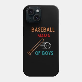 Baseball Mama Of Boys Phone Case