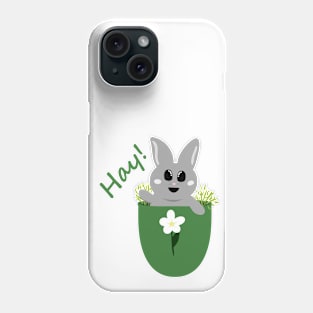 Hay! Bunny in a Pocket Phone Case