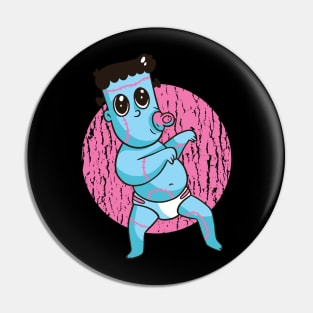 Baby Frankenstein Pin