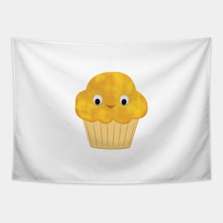 Cute Cartoon Corn Muffin Tapestry