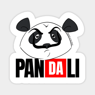 Pandali - Funny Panda T-shirt for painters Magnet