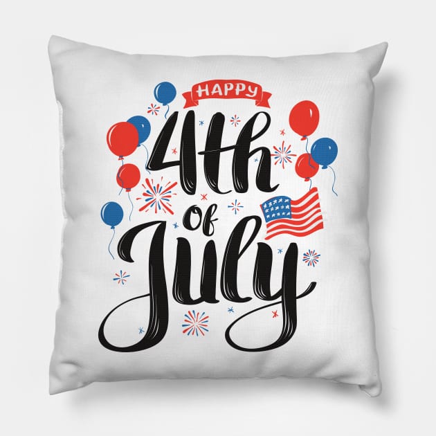 4th of july Pillow by osaya