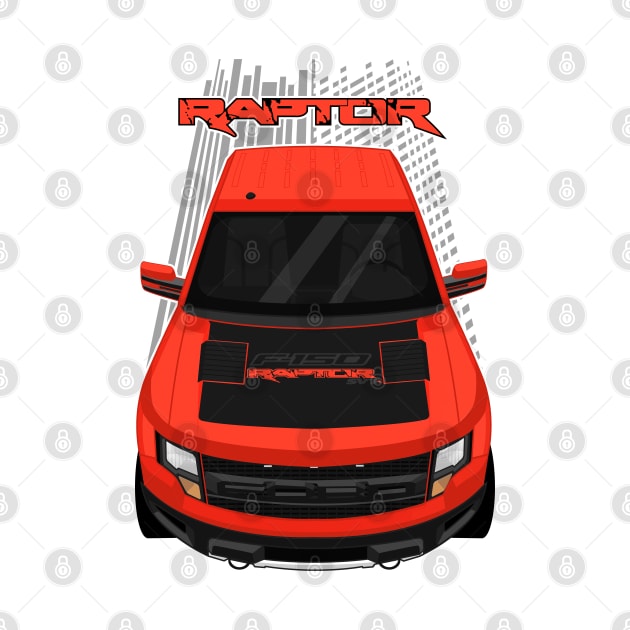 Ford F150 SVT Raptor 2010-2014 - Orange and Black by V8social