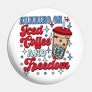 running on iced coffee and freedom gift for you Pin