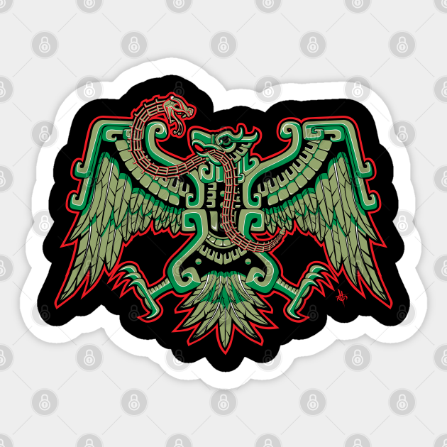 Aguila Azteca - Aztec - Sticker | TeePublic