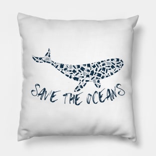 Save The Oceans Pillow