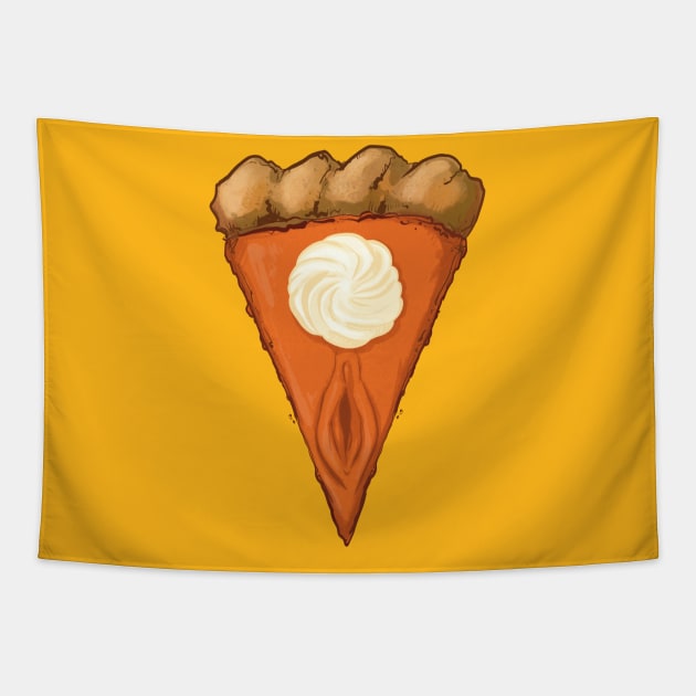 Pumpkin Pie Tapestry by LVBart