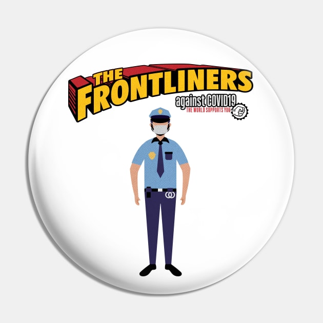 The Frontliners police officers Pin by opippi