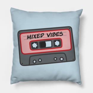 Mixed Vibes cassette tape Pillow