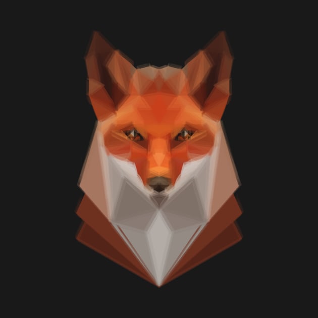 a fox, low poly by jkim31