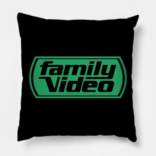 Defunct Family Video Pillow