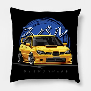 Impreza WRX STi (Yellow) Pillow