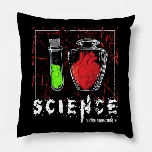 I Love Science...V.Frankestein Pillow