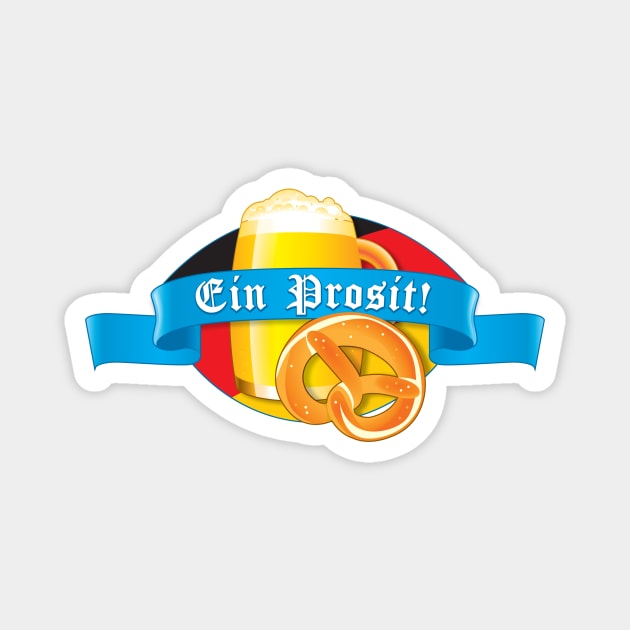 Ein Prisit! Oktoberfest Magnet by goldengallery