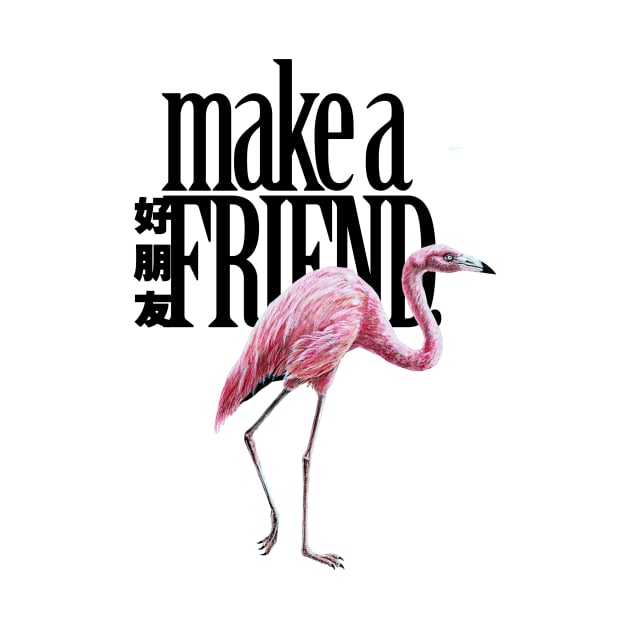 Make a Friend with a Flamingo by hsf