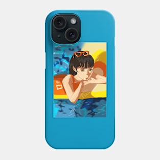 Chill Out Summertime At The Pool Phone Case