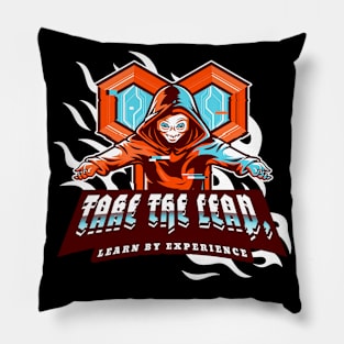 Take the leap, learn by experience. - Experiential Learning Pillow