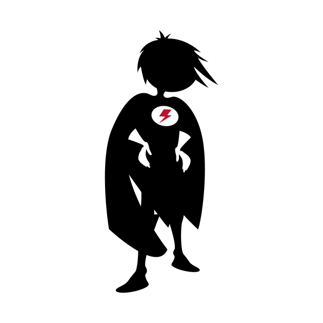 Heroic Superhero in Silhouette by markmurphycreative